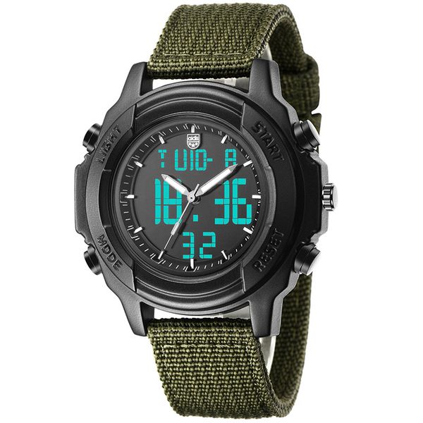 aidis brand multifunctional men's electronic watch led nightlight outdoor sports watch, Slivery;brown
aidis brand multifunctional men's electronic watch led nightlight outdoor sports watch, Slivery;brown