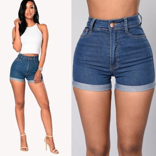 Women Denim Shorts Summer Jeans Solid Mid to High Waist Blue Skin Tight Jeans Fashion Skinny Pants Zipper Fly
Women Denim Shorts Summer Jeans Solid Mid to High Waist Blue Skin Tight Jeans Fashion Skinny Pants Zipper Fly
