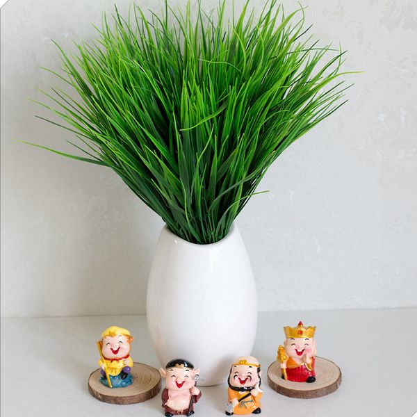 2018 new 7 fork green grass artificial flower plant plastic family dest shop decoration country plant clover wholesale
2018 new 7 fork green grass artificial flower plant plastic family dest shop decoration country plant clover wholesale