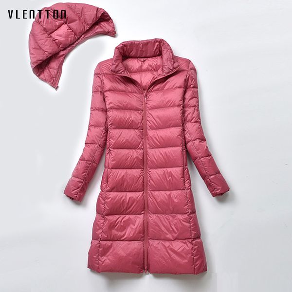 2019 winter warm ultra light 90% white duck down jacket coat women long slim hooded parka female jackets outwear plus size 4xl, Black
2019 winter warm ultra light 90% white duck down jacket coat women long slim hooded parka female jackets outwear plus size 4xl, Black