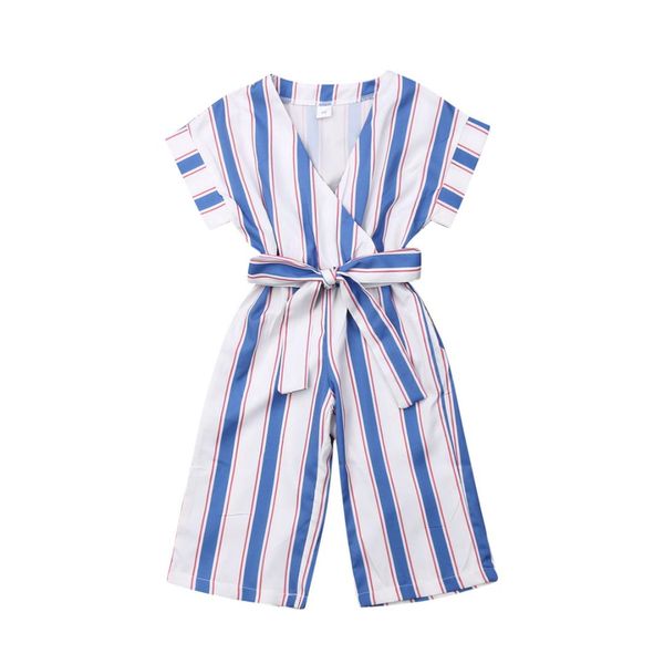 2-7years toddler kid baby girl stripe clothes romper jumpsuit wide leggings summer outfit, Blue
2-7years toddler kid baby girl stripe clothes romper jumpsuit wide leggings summer outfit, Blue