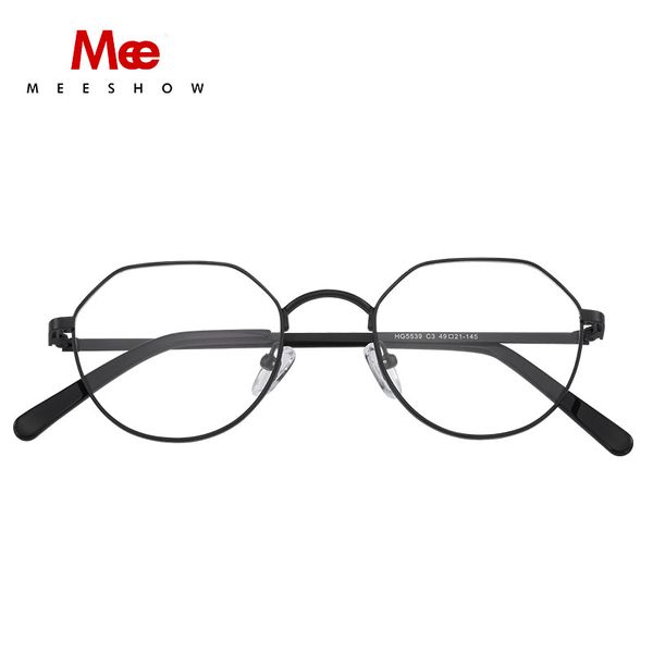 meeshow titanium alloy glasses frame men prescription eyeglasses koren myopia polygon optical frame 8914, Black
meeshow titanium alloy glasses frame men prescription eyeglasses koren myopia polygon optical frame 8914, Black