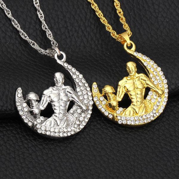 personalized bling rhinestone fitness men pendants necklaces hip hop jewelry 2019 fashion long chain silver gold necklace gifts
personalized bling rhinestone fitness men pendants necklaces hip hop jewelry 2019 fashion long chain silver gold necklace gifts