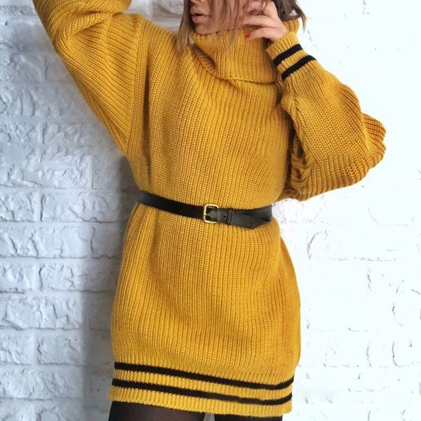 winter womens sweater knitted turtleneck long sleeve pullovers autumn winter female casual loose sweater dresses #yj2, White;black
winter womens sweater knitted turtleneck long sleeve pullovers autumn winter female casual loose sweater dresses #yj2, White;black
