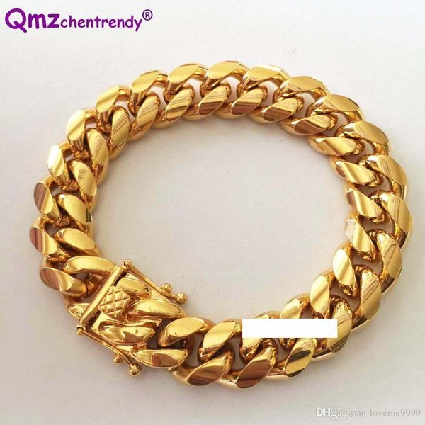 stainless steel curb cuban chain dragon clasp bracelets men women fashion gold silver bangles 8mm 10 12 14mm 23cm, Black
stainless steel curb cuban chain dragon clasp bracelets men women fashion gold silver bangles 8mm 10 12 14mm 23cm, Black