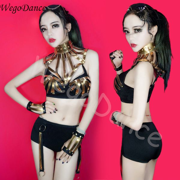 dj singer collar dance nightclub ds performance suit new dancers costume woman, Black;red
dj singer collar dance nightclub ds performance suit new dancers costume woman, Black;red