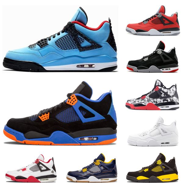 4 4s basketball shoes classic men sneakers cactus jack bred black cat royalty white cement pure money mens sport trainers size 40-47
4 4s basketball shoes classic men sneakers cactus jack bred black cat royalty white cement pure money mens sport trainers size 40-47
