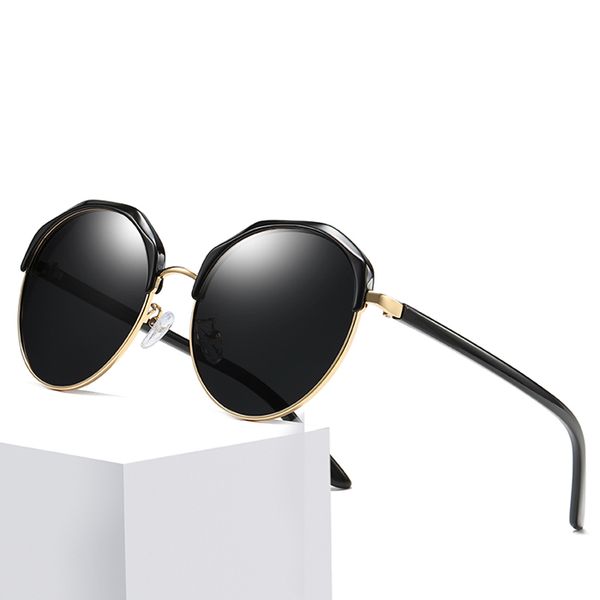 new brand designer men's and women's round frame polarized sunglasses men and women travel driving sunglasses hd sunglasses, White;black
new brand designer men's and women's round frame polarized sunglasses men and women travel driving sunglasses hd sunglasses, White;black