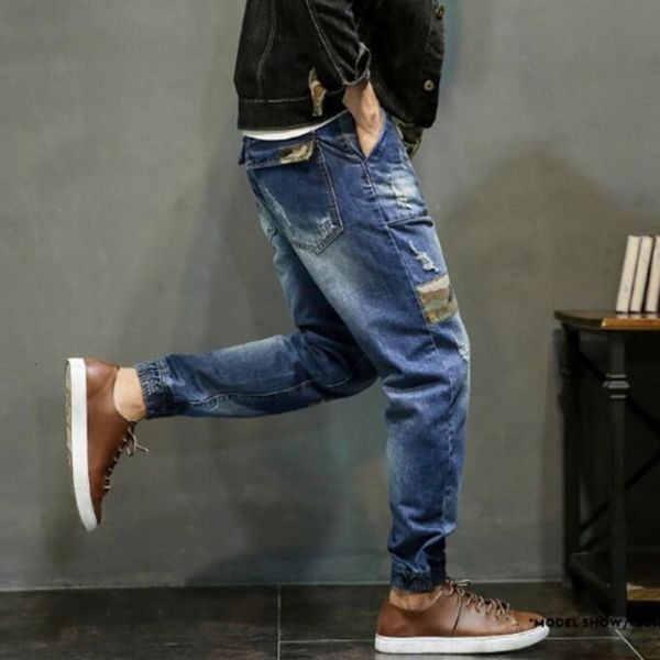 new baggy jeans men plus size taper jeans hole ripped casual pants hip hop legging pants pencil plus size s-4xl, Blue
new baggy jeans men plus size taper jeans hole ripped casual pants hip hop legging pants pencil plus size s-4xl, Blue