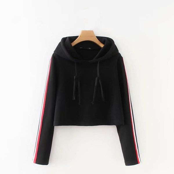 women autumn winter fashion leisure hoodies sweatshirt striped casual loose sweatshirt pullover sleeve long sleeve female sweatshirt, Black
women autumn winter fashion leisure hoodies sweatshirt striped casual loose sweatshirt pullover sleeve long sleeve female sweatshirt, Black