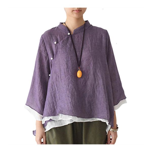 designer women blouse chinese women style shirts stand collar casual blouses 2019 spring new loose vintage brief irregular shirt, White
designer women blouse chinese women style shirts stand collar casual blouses 2019 spring new loose vintage brief irregular shirt, White