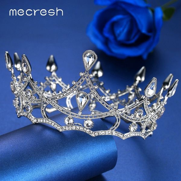 mecresh elegant branch silver color crystal bridal crown tiara for women european fashion wedding hair accessories jewelry hg130, White;golden
mecresh elegant branch silver color crystal bridal crown tiara for women european fashion wedding hair accessories jewelry hg130, White;golden