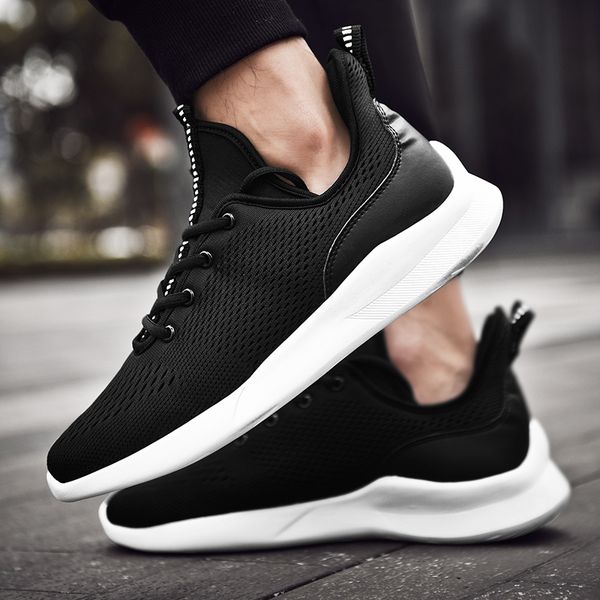selling running shoes for men black white grey mesh breathable sports sneakers mens trainers homemade brand made in china size 39-44, White;red
selling running shoes for men black white grey mesh breathable sports sneakers mens trainers homemade brand made in china size 39-44, White;red