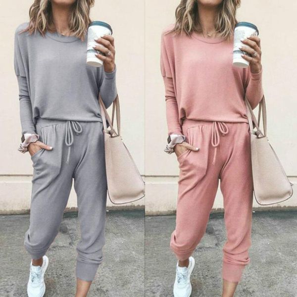 women solid sporting casual two piece set long sleeve above pants tracksuit outfit suit comfortable sportswear, Black
women solid sporting casual two piece set long sleeve above pants tracksuit outfit suit comfortable sportswear, Black