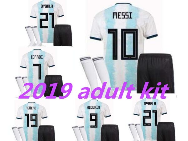 2019 2020 argentina soccer jersey shorts home blue white soccer kit messi dybala di maria higuain football set sports uniforms, Black
2019 2020 argentina soccer jersey shorts home blue white soccer kit messi dybala di maria higuain football set sports uniforms, Black