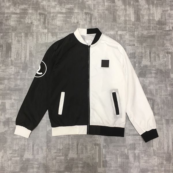 Autumn Winter Luxury Europe Paris Men Women Embroidery Elephant Black White Patchwork Outdoor Silk Jacket applique Skin Coat
Autumn Winter Luxury Europe Paris Men Women Embroidery Elephant Black White Patchwork Outdoor Silk Jacket applique Skin Coat