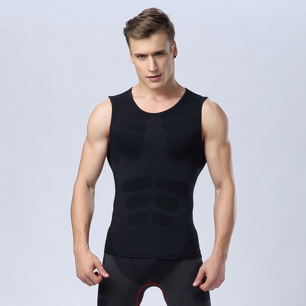 mens vest fitness compression singlet quick dry body shaping tank fat burning slimming corset for men shapewear, Black;brown
mens vest fitness compression singlet quick dry body shaping tank fat burning slimming corset for men shapewear, Black;brown