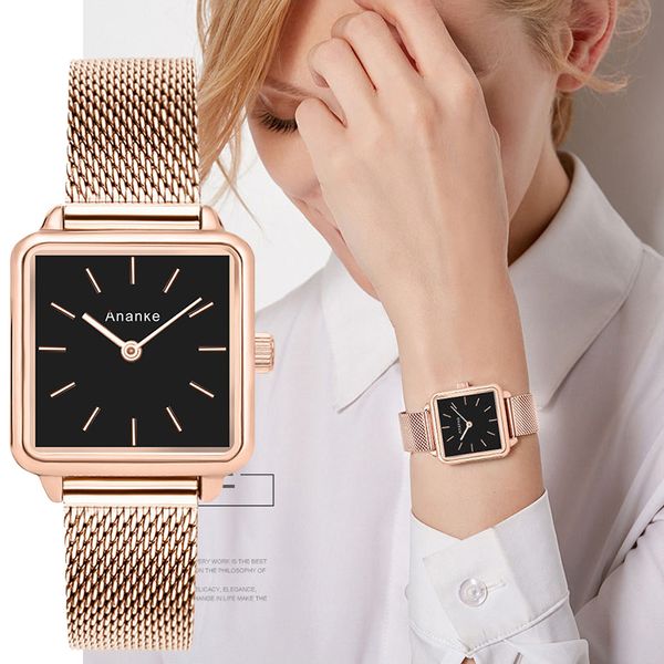 ladies wrist watches women quartz dress bracelet watch small rose gold steel mesh female clock new, Slivery;brown
ladies wrist watches women quartz dress bracelet watch small rose gold steel mesh female clock new, Slivery;brown