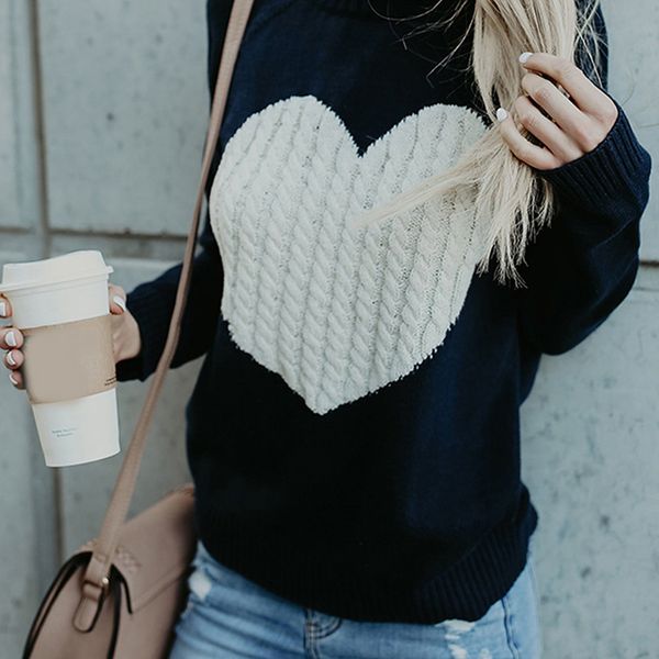 sweater women fashion loose long sleeve o neck harajuku sweater vintage college heart harajuku autumn winter, White;black
sweater women fashion loose long sleeve o neck harajuku sweater vintage college heart harajuku autumn winter, White;black