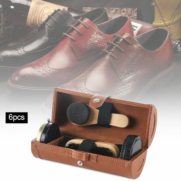 leather shoes care set of 6 pieces, shoehorn, shoe polish, shoe brush, cleaning cloth, sponge brush, sponge wipe water filter cleaners
leather shoes care set of 6 pieces, shoehorn, shoe polish, shoe brush, cleaning cloth, sponge brush, sponge wipe water filter cleaners