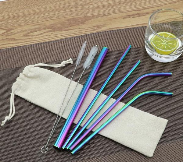 colorful stainless steel drinking straws reusable metal straws with cleaner brush and storage pouch bag sn1577
colorful stainless steel drinking straws reusable metal straws with cleaner brush and storage pouch bag sn1577