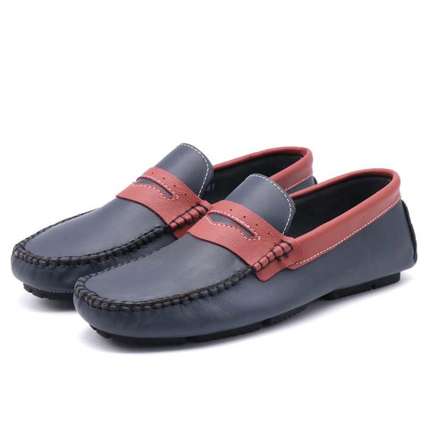 genuine leather men boat shoes design hand sewing slip-on mens loafers casual driving moccasins business men shoes, Black
genuine leather men boat shoes design hand sewing slip-on mens loafers casual driving moccasins business men shoes, Black