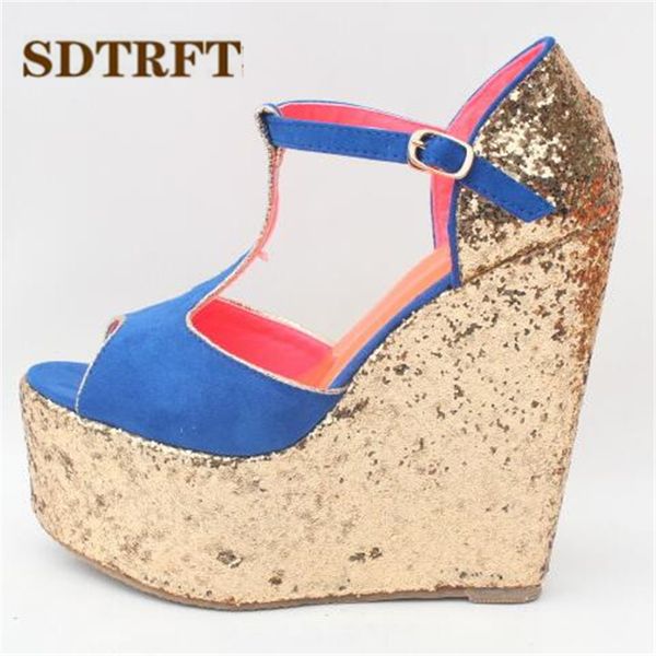 sdtrft stiletto ladies 15cm wedges sandals sequins platform shoes woman zapatos mujer buckle pumps small yards:30,31,32,33-43, Black
sdtrft stiletto ladies 15cm wedges sandals sequins platform shoes woman zapatos mujer buckle pumps small yards:30,31,32,33-43, Black