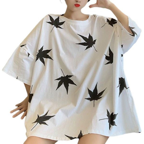 женщины с коротким рукавом топы summer casual круглый шеи листья печать футболки опрятный стиль сыпучие пуловеры мода девушки запуск тройник, Black;blue
женщины с коротким рукавом топы summer casual круглый шеи листья печать футболки опрятный стиль сыпучие пуловеры мода девушки запуск тройник, Black;blue