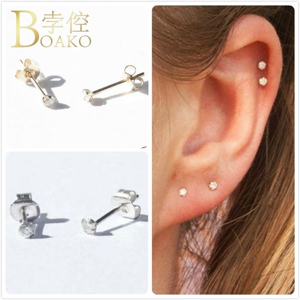 punk 925 sterling silver earrings for women party rose gold small zircon earrings girl gift gold cartilage ear bone aretes z5, Golden;silver
punk 925 sterling silver earrings for women party rose gold small zircon earrings girl gift gold cartilage ear bone aretes z5, Golden;silver