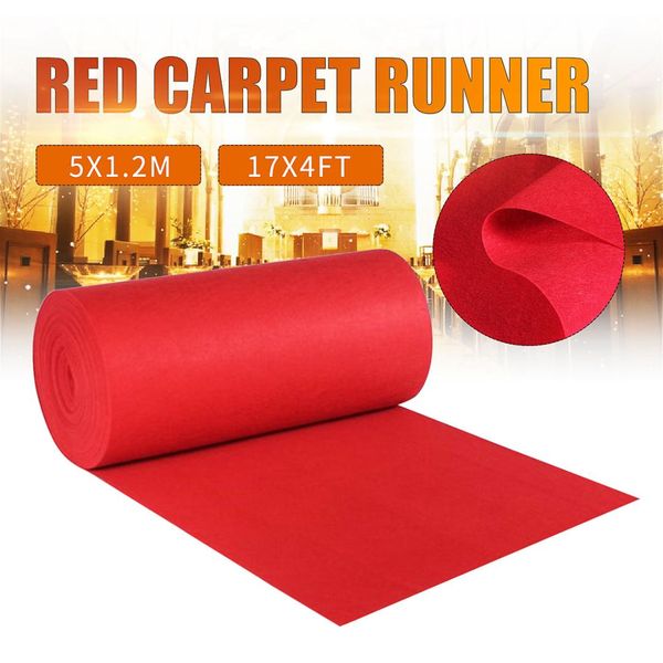 1.2x5m large red carpet wedding aisle floor runners hollywood party prom carpet wedding decoration props accessories disposable
1.2x5m large red carpet wedding aisle floor runners hollywood party prom carpet wedding decoration props accessories disposable