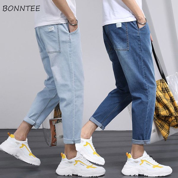 jeans men solid plus size 3xl loose trendy leisure korean style elastic waist mens trousers ankle-length streetwear all-match, Blue
jeans men solid plus size 3xl loose trendy leisure korean style elastic waist mens trousers ankle-length streetwear all-match, Blue