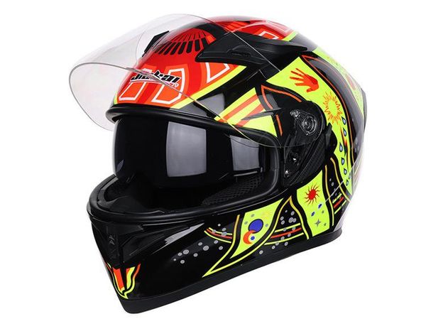 full face motorcycle helmet racing head protector