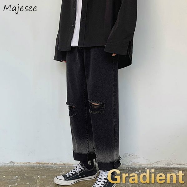 men jeans holes ankle-length simple fur-lined gradient chic all-match big size 3xl mens straight denim trousers leisure harajuku, Blue
men jeans holes ankle-length simple fur-lined gradient chic all-match big size 3xl mens straight denim trousers leisure harajuku, Blue