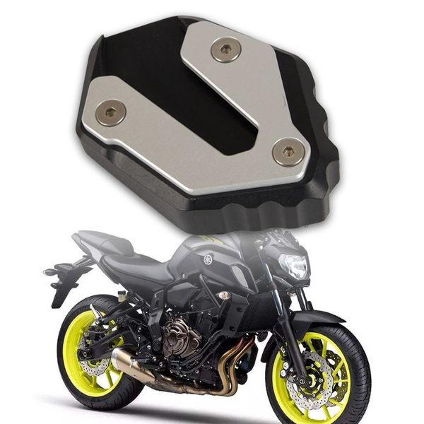 

motorcycle kickstand foot side stand extension pad support plate for yamaha mt-07 tracer 700 xsr700 fz-07 2014-2018
