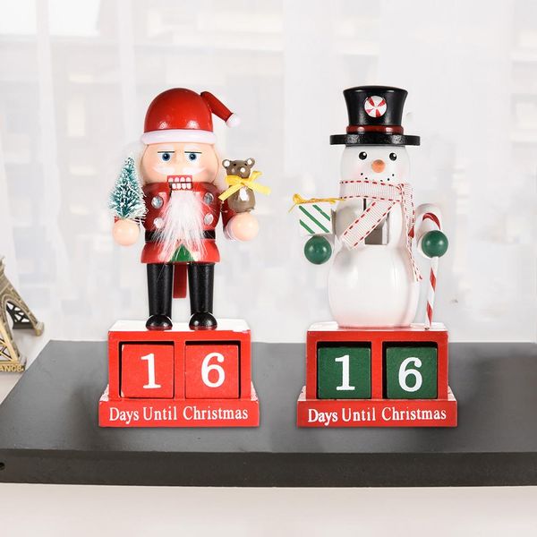 2 pcs wood christmas decoration nutcracker puppet advent calendar xmas gift wood snowman countdown new year birthday calendar
2 pcs wood christmas decoration nutcracker puppet advent calendar xmas gift wood snowman countdown new year birthday calendar