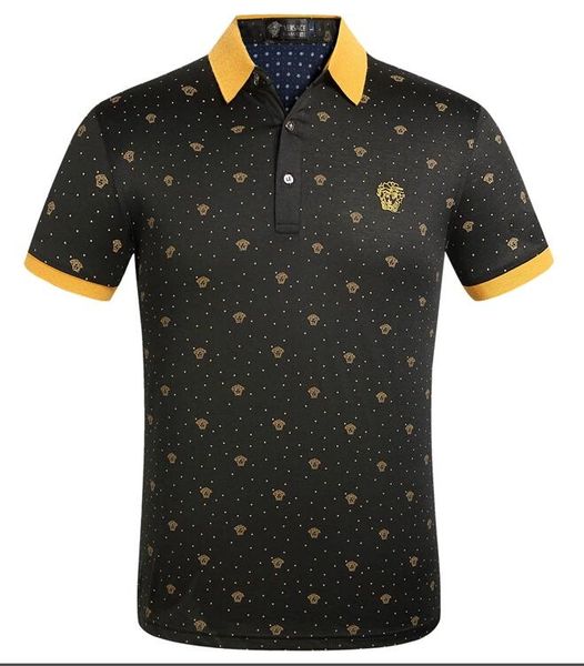 polo shirt designers embroidery luxury t shirts for mens short sleeves v4 versace casual man t shirts, White
polo shirt designers embroidery luxury t shirts for mens short sleeves v4 versace casual man t shirts, White