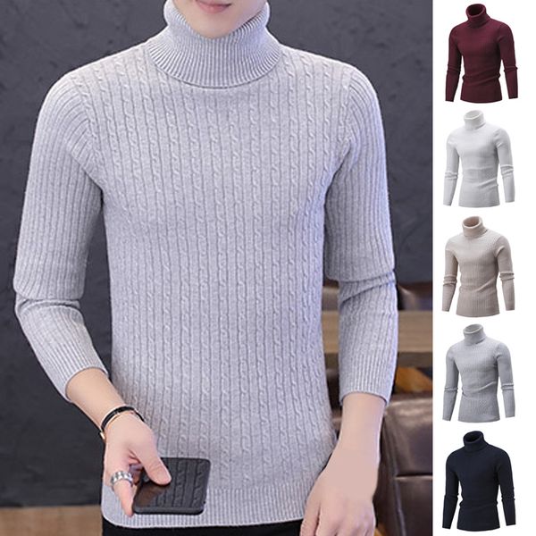 men's sweaters men winter spring high neck turtleneck warm sweater slim fit knitted pullover knitwear, White;black
men's sweaters men winter spring high neck turtleneck warm sweater slim fit knitted pullover knitwear, White;black