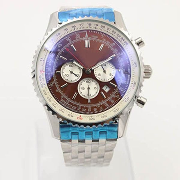2020 sale man wristwatch 1884 timing quartz watch brown dial fluted case stainless belt fluted navitimer b01 chronograph mens wristwatc, Slivery;brown
2020 sale man wristwatch 1884 timing quartz watch brown dial fluted case stainless belt fluted navitimer b01 chronograph mens wristwatc, Slivery;brown