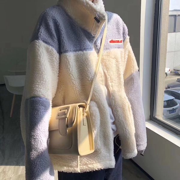 19fw new women heavy fit lambs wool coat cardigan sweater official cooperation and contrast lamb s- love_clothes1, Black
19fw new women heavy fit lambs wool coat cardigan sweater official cooperation and contrast lamb s- love_clothes1, Black