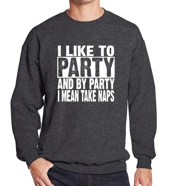 sweatshirt 2019 spring winter hoody printed i like to party and by party i mean take naps funny casual men's sportswear, Black
sweatshirt 2019 spring winter hoody printed i like to party and by party i mean take naps funny casual men's sportswear, Black