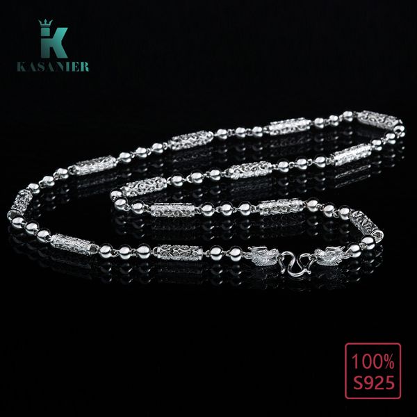 kasanier real s925 стерлингового серебра человек 5 мм бусины бамбук фестиваль ожерелья мода двойной дракон пряжки серебряные украшения, Silver
kasanier real s925 стерлингового серебра человек 5 мм бусины бамбук фестиваль ожерелья мода двойной дракон пряжки серебряные украшения, Silver