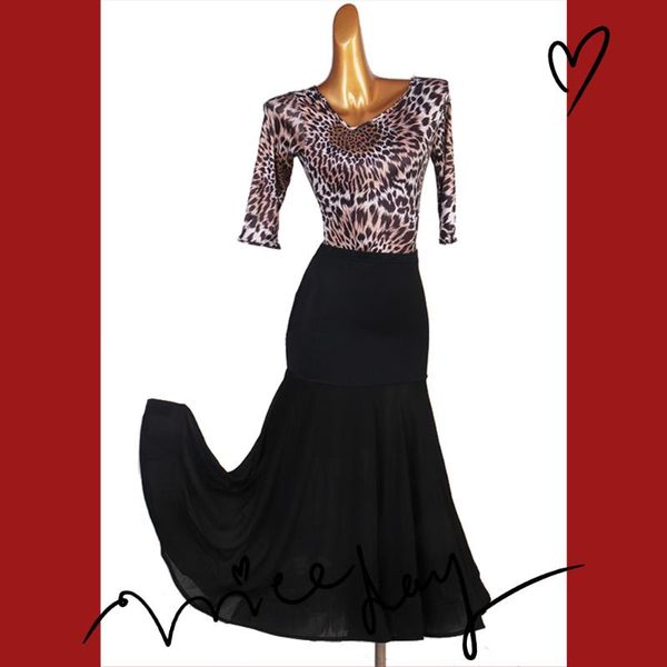 stage wear ballroom dance dresses foxtrot dancing skirt women waltz dress leopard mq224+s032, Black;red
stage wear ballroom dance dresses foxtrot dancing skirt women waltz dress leopard mq224+s032, Black;red