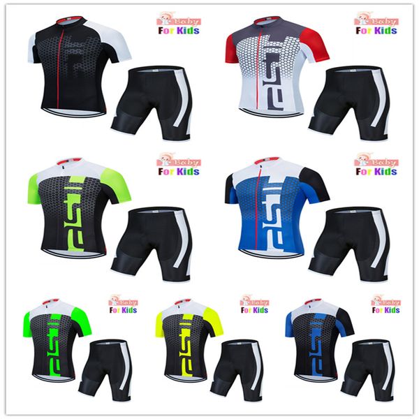 2020 summer kids cycling clothing bicycle wear short sleeve jersey with shorts set children mtb road bike suits ropa de ciclismo, Black;blue
2020 summer kids cycling clothing bicycle wear short sleeve jersey with shorts set children mtb road bike suits ropa de ciclismo, Black;blue
