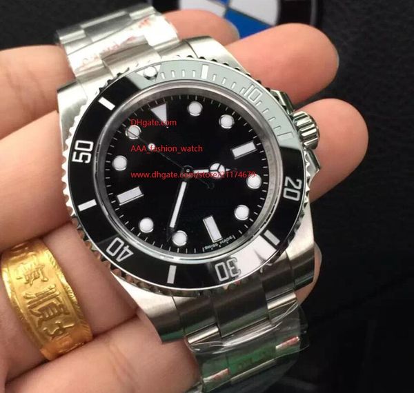 luxury watch + box 40mm 114060 no date ceramic bezel stainless steel asia 2813 movement mechanical automatic mens watch watches, Slivery;brown
luxury watch + box 40mm 114060 no date ceramic bezel stainless steel asia 2813 movement mechanical automatic mens watch watches, Slivery;brown