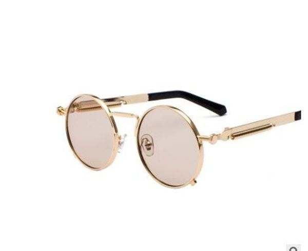 2019 new round sunglasses metallic punk dazzle color crown prince mirror personality hipster sunglasses men's and women's ggasses, White;black
2019 new round sunglasses metallic punk dazzle color crown prince mirror personality hipster sunglasses men's and women's ggasses, White;black