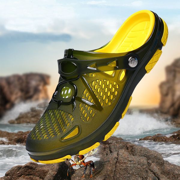 new arrival fashion mens mens garden shoes light mules beach holes sandals slip on water shoes for man, Black
new arrival fashion mens mens garden shoes light mules beach holes sandals slip on water shoes for man, Black