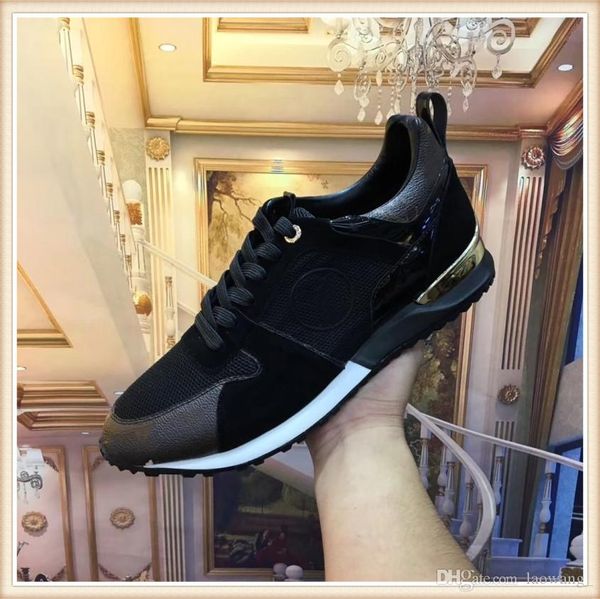 2019 новые тапки мужчины женщина обувь lace-up мода кроссовки кроссовки повседневная обувь люкс mens женщина с размер 35-45, Black
2019 новые тапки мужчины женщина обувь lace-up мода кроссовки кроссовки повседневная обувь люкс mens женщина с размер 35-45, Black