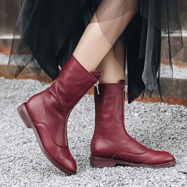 leather boots women low heels thick boot round toe zip shoes female winter mid calf shoes ladies 2019 new black
leather boots women low heels thick boot round toe zip shoes female winter mid calf shoes ladies 2019 new black