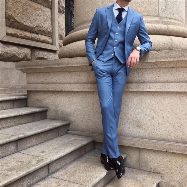 brand new blue groom tuxedos notch lapel groomsmen mens wedding dress fashion man jacket blazer 3piece suit(jacket+pants+vest+tie) 762, Black;gray
brand new blue groom tuxedos notch lapel groomsmen mens wedding dress fashion man jacket blazer 3piece suit(jacket+pants+vest+tie) 762, Black;gray