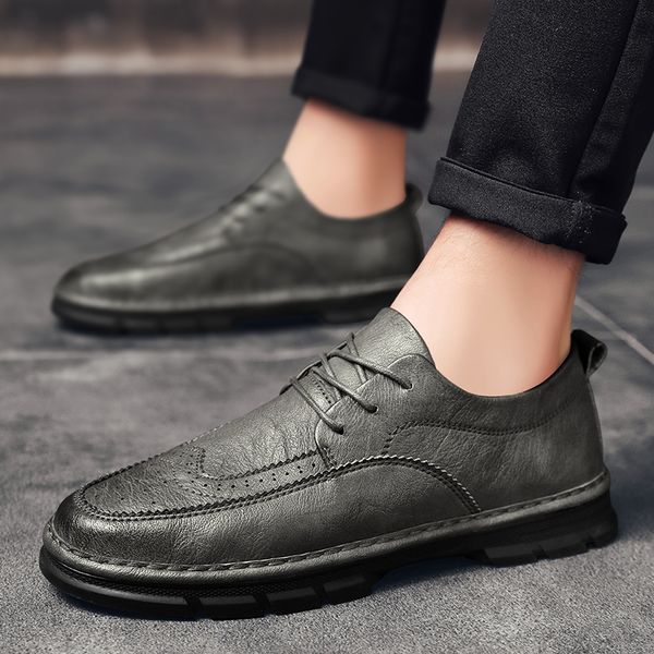 leisure autumn shoes young british male business work male small leather shoes black tide restoring ancient ways is soft bottom
leisure autumn shoes young british male business work male small leather shoes black tide restoring ancient ways is soft bottom
